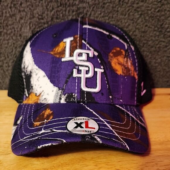 Zephry LSU Purple XL Stretch Fit Neoprene Hat - New - Picture 1 of 10